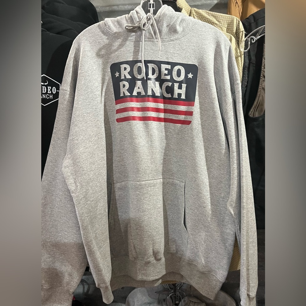 Ranch Rodeo Men’s Gray Hoodie